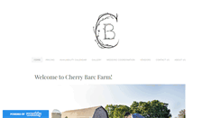 Desktop Screenshot of cherrybarcfarm.com
