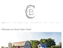 Tablet Screenshot of cherrybarcfarm.com